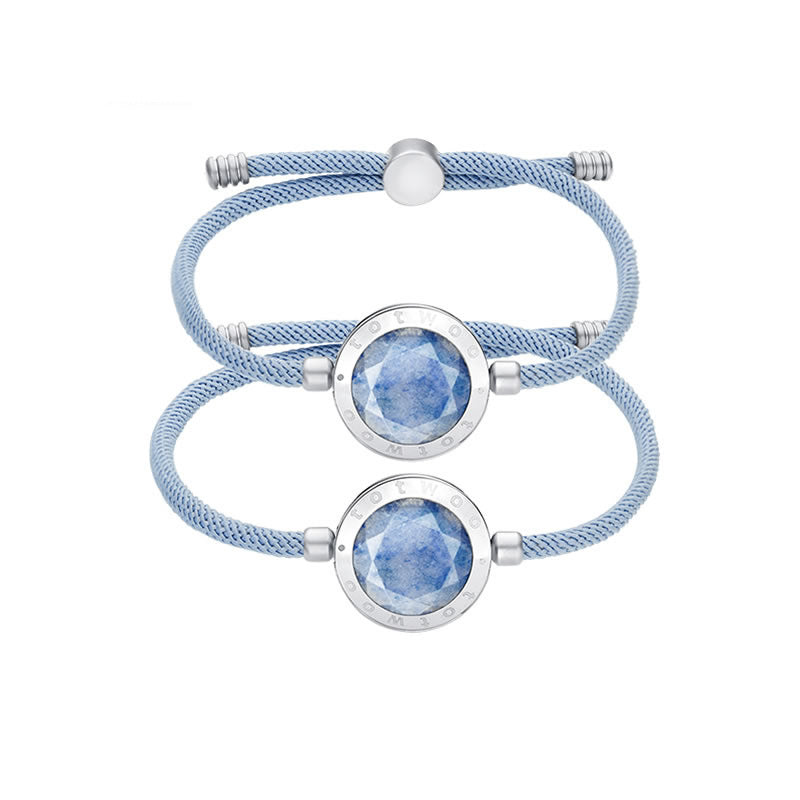 Totwoo Blue Lovers Induction Bracelet A Pair Of Long-distance Lovers